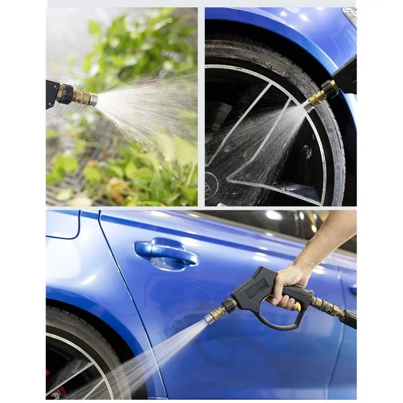 Vòi Rửa Xe Kết Nối Nhanh, 1 / 4 Mới, Chất Liệu Thép Không Gỉ Áp Suất Cao, Vòi Kết Nối Thông Dụng Kích Thước Nhỏ Phụ Kiện Rửa Xe Thông Dụng Thích Hợp Để Rửa Xe 4