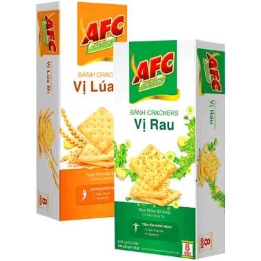 Bánh quy giòn AFC KINH ĐÔ lúa mạch rau củ
