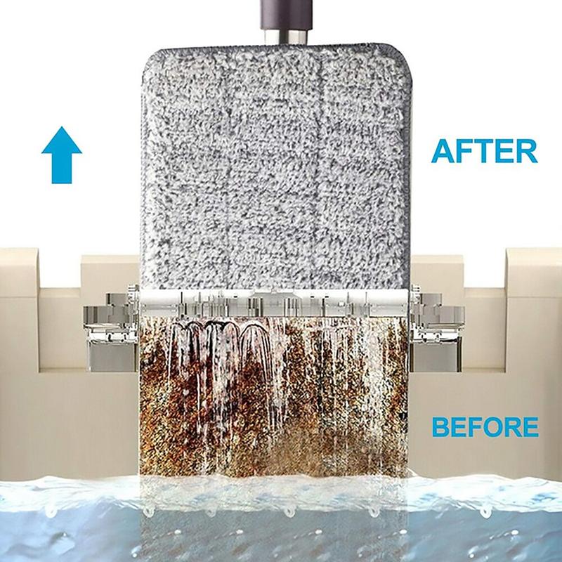 Microfiber Replacement Mop Pad, 5pcs Washable Mop Pad, Dust Removing Mop Pad, Household Mop Head Cleaning Pad, Durable Cleaning Products 3