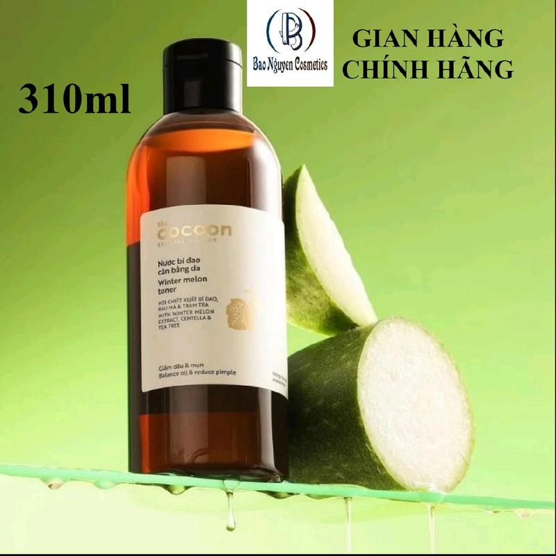 Chính Hãng Nước Bí Đao Cân Bằng Da toner Cocoon giảm dầu và mụn 310ml Làm Đẹp Da Skincare Đường