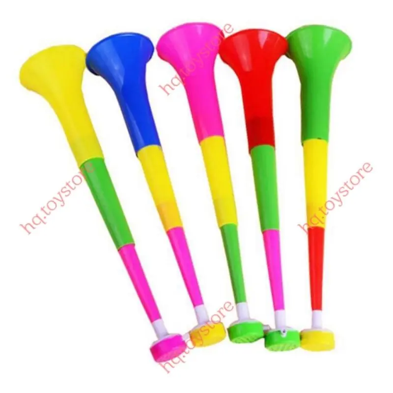 Kèn nhựa 3 khấc cổ vũ cho đội tuyển thi đấu, rước đèn trung thu nhiều màu sắc 1