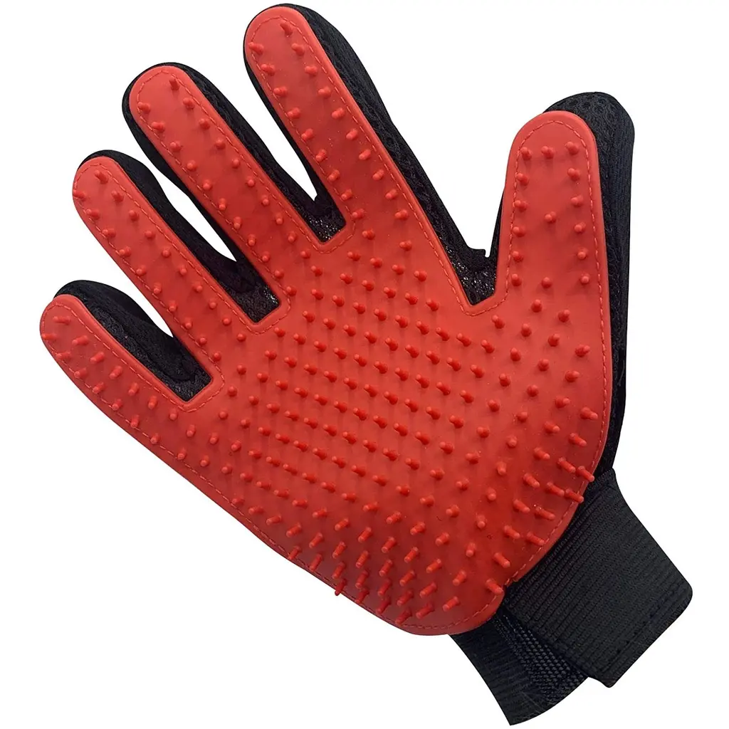 True Touch Glove Sarung tangan grooming Sarung tangan pembersih bulu