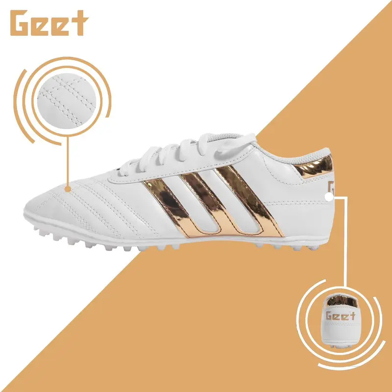 Giày 3 Sọc Geet Màu Hồng, trắng  Hồng size 36-44 (tặng kèm Tất) 2