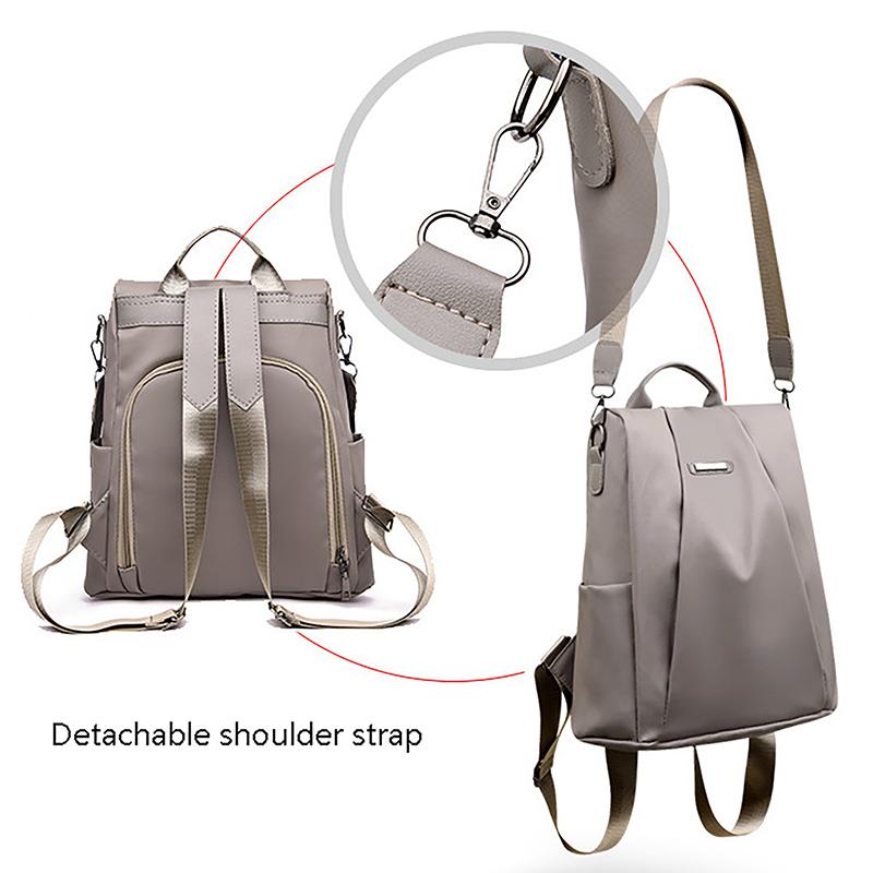 New Anti Theft Backpack Women Backpacks Multifunctional Travel Backpack Fashion Detachable Shoulder Strap Shoulder Bag 3