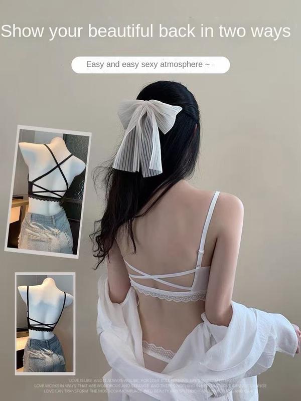 Product Introduction of Thickened Overall 3.5cm Large Front Button Underwear Small Breast Size Exaggerating Bra Push up Non-Running Cup Anti-Sagging Backless Bra 24