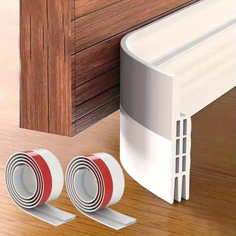Door Draft Stopper, Door Seam Weatherstrip, Door Bottom Seal, Noise Reduction Door Draft Stopper, Home Decor Supplies 0
