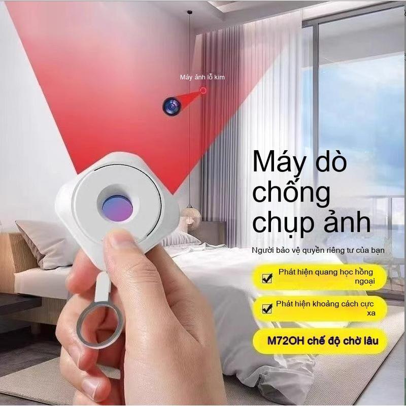 thiết bị dò camera ẩn, định vị, , công nghệ cảm biến nhạy bén , quét nhanh, phạm vi rộng, pin bền , thiết kế nhỏ gọn dễ mang theo, sạc type c -0407