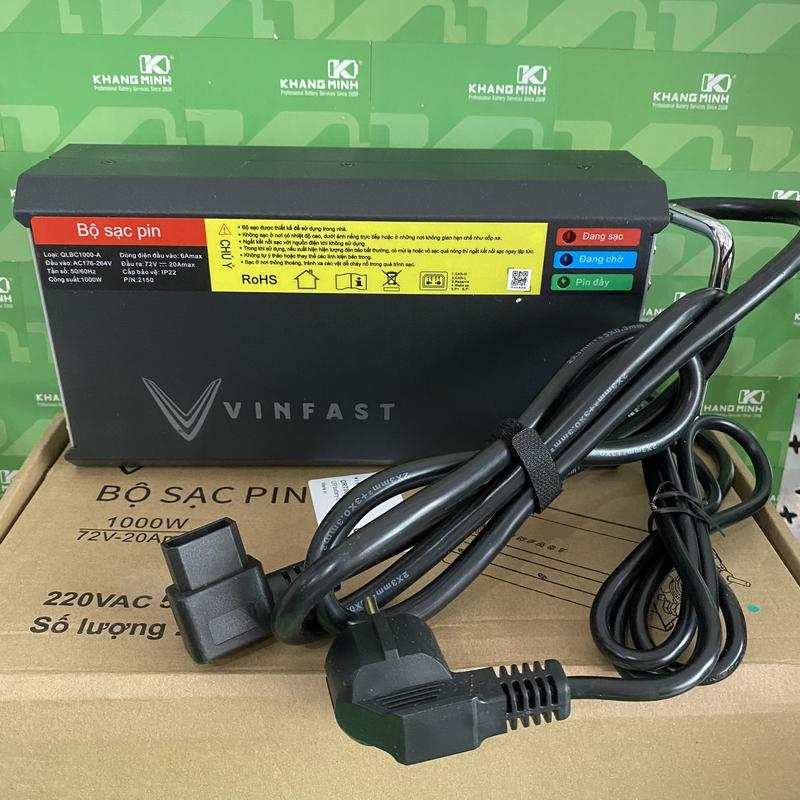 Sạc Xe Điện Vinfast VF 1000W Chính Hãng Xe KlaraS 2022, Feliz S, VentoS, TheonS Phụ Kiện Phụ Tùng