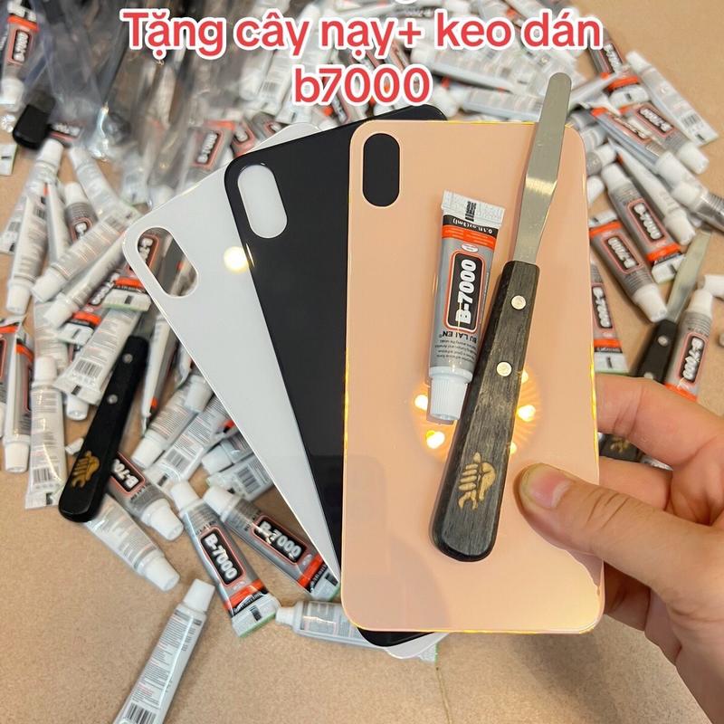    Tự Thay Tại Nhà   Kính lưng ip X-XS XSM lỗ came to  Tặng cậy + keo dán B7000  