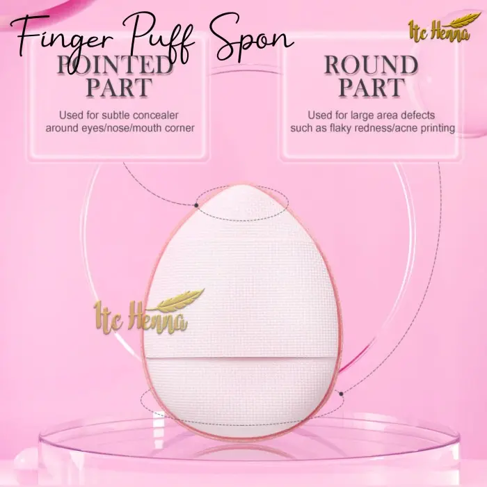 Murah meriah!!! Finger Spons Puff Spon Bedak Mini Sponge Concealer / Foundation 2