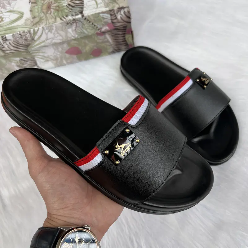 Dép Da Sport Kiểu Dáng Mới Hot Cực Độc Siêu Đẹp Và Chất Lượng Slipper Đế Bằng 0