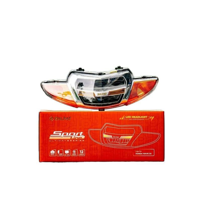 Đèn pha led 2 tầng zhi.pat xe Wave nhỏ wave Zx 110 Bi