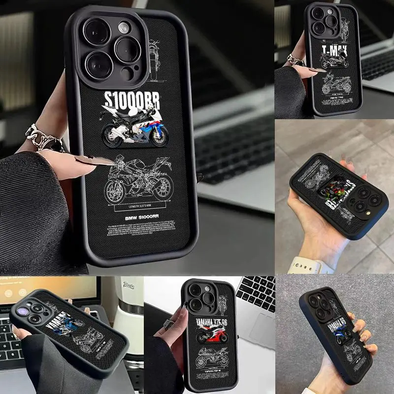 Case Hp For OPPO A60 A60 5G A40 A40M Soft Silicon Cool Motorcycle Camera Protection Kesing