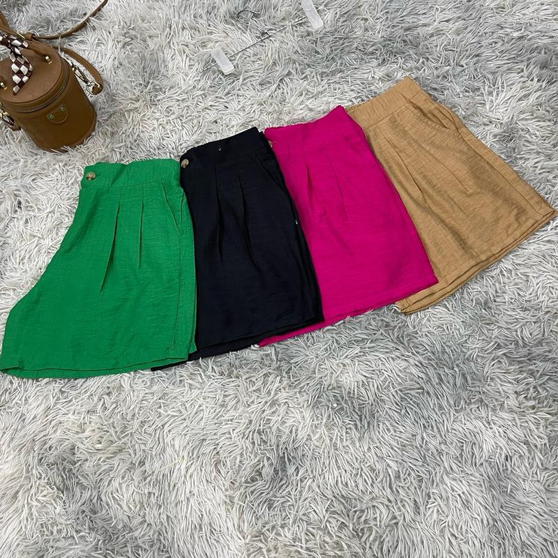 Combo 3 Quần sóc nữ  cạp trước chun sau chất mát mịn  mền  Quần đũi tơ 1