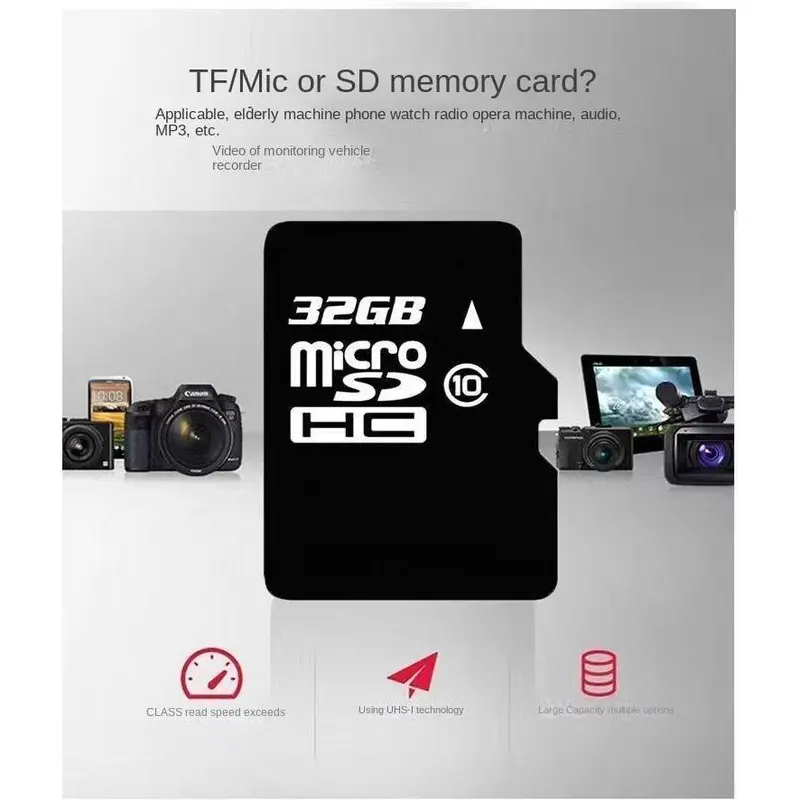 Thẻ nhớ, Thẻ TF, Máy ảnh, Máy ghi lái xe, Máy ảnh, 8G, 16G, 32G, 64G, 128G, 4GB 4