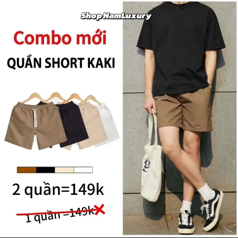 Shop nam Luxury: Combo 2 quần nam kaki cạp chun phong cách trẻ trung năng động