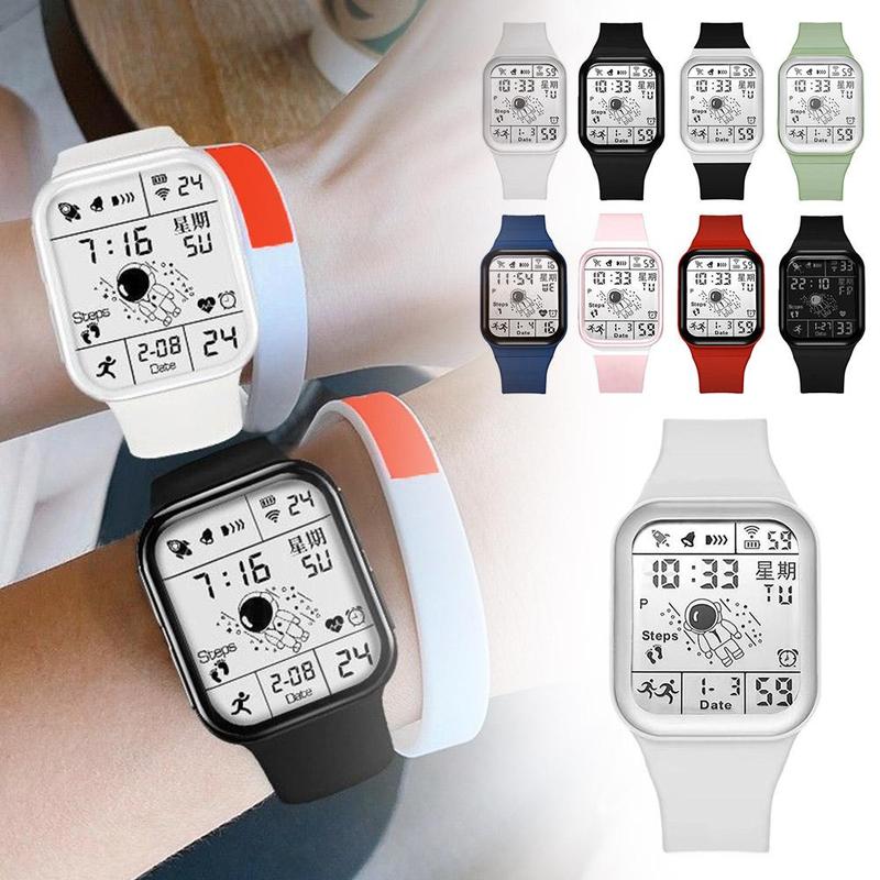 Product Introduction of Đồng Hồ Thể Thao LED Kỹ Thuật Số, Unisex, Với Màn Hình Phát Sáng, Silicon Thời Trang, I5G3 20