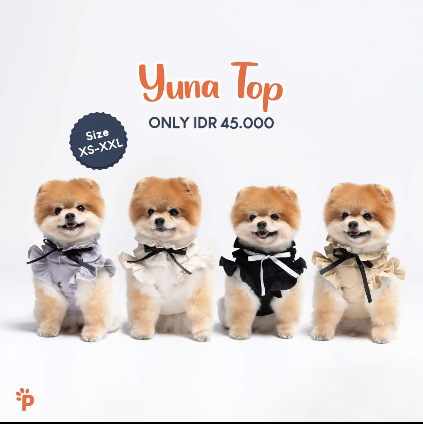 Pakaian Atasan Anjing & Kucing Yuna Top