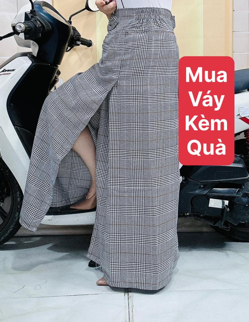 Product Introduction of Váy chống nắng loại xẻ tà chất liệu vải mềm mại co giãn tốt xòe to dài cố định bằng miếng dán kết hợp nút bấm Đồ Lót Kim Yến đồ lót Kim Yến Chân Váy Nữ Quần Khuy Women Voi 24