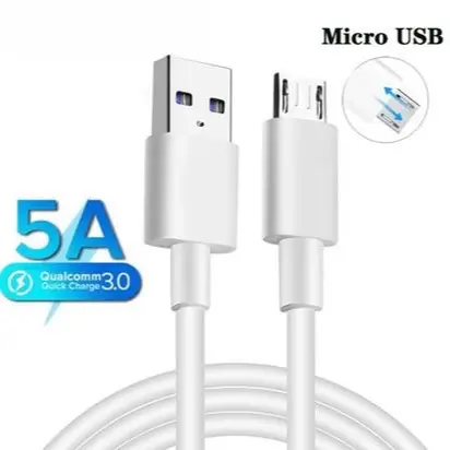 Cáp USB Micro, Sạc Nhanh 5A, Đồng Bộ Dữ Liệu,Dành Cho Samsung Và Android