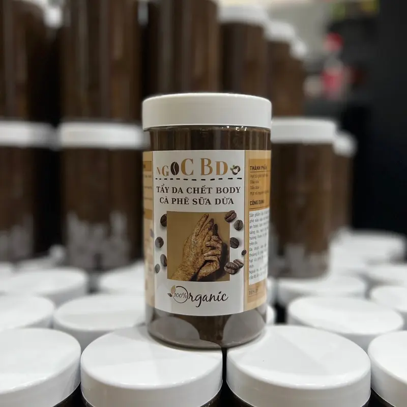 Tẩy tế bào chết cà phê sữa dừa chất cải tiến Làm đẹp body và mặt Dưỡng Da Body Nữ