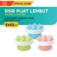 Gambar M-Pets Soft Massage Comb -  Coarse Teeth / Sisir Pijat Anjing Kucing dari M-Pets Volk Pets Indonesia Kota Tangerang 3 Tokopedia