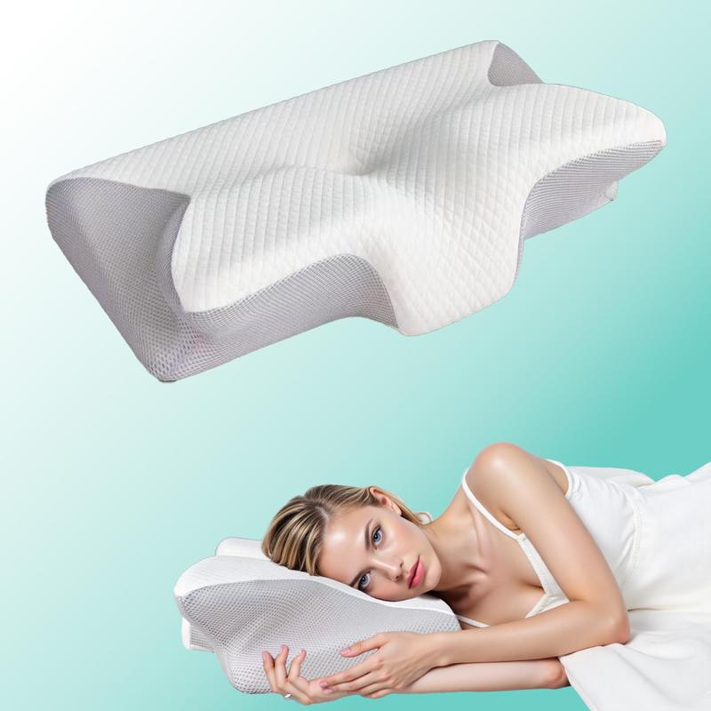 Product Introduction of Memory Foam Neck Pillow, 1 Count Comfortable Neck Support Pillow, Soft Neck Pillow, Neck Support Pillow, Bedding Supplies for Home & Travel 0