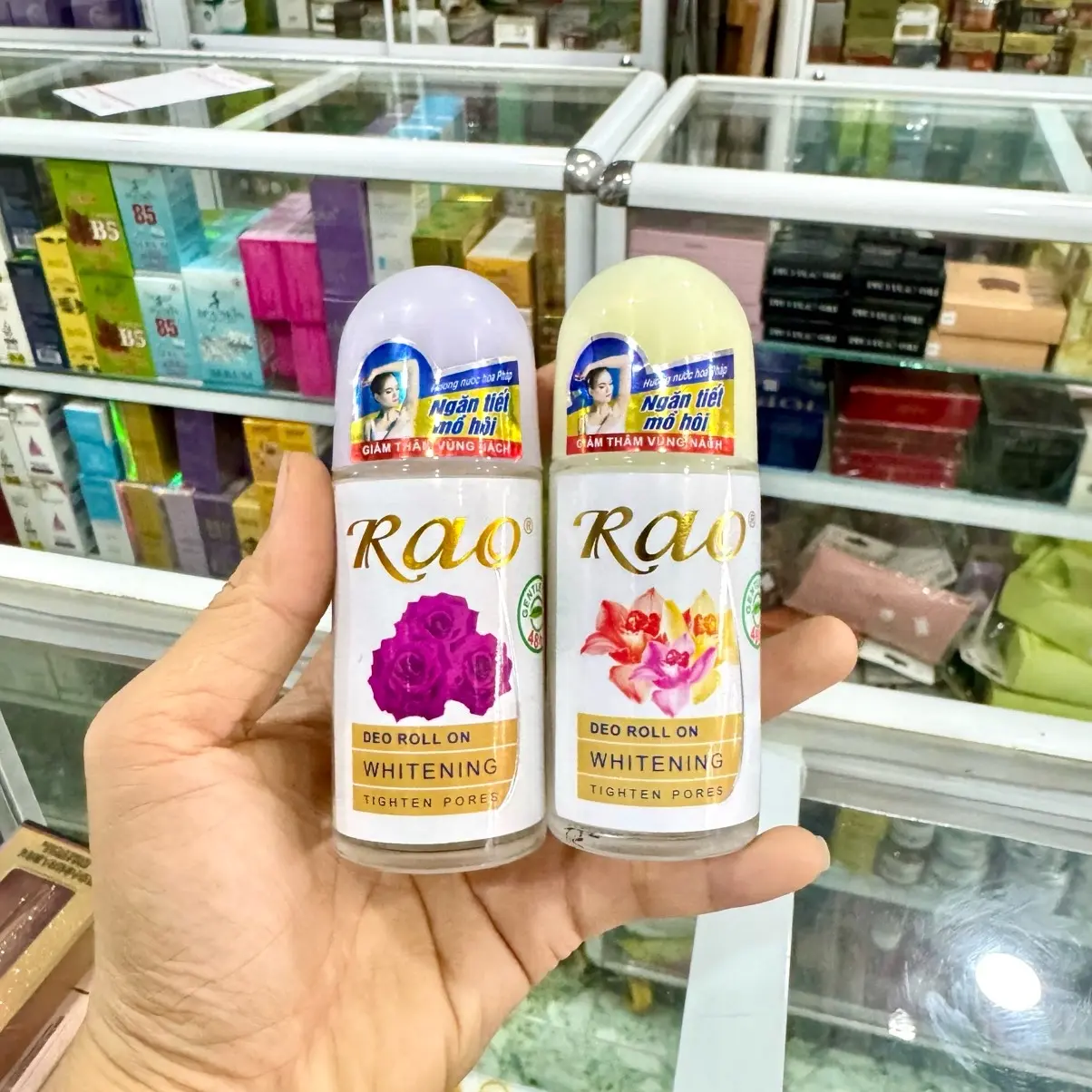 Lăn Khử Mùi Trắng Da Hương Nước Hoa RAO 50ml