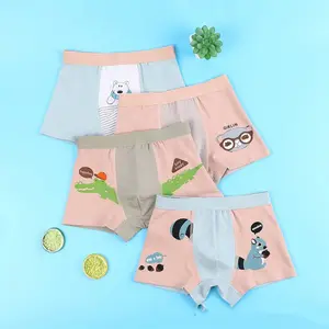 Boxer anak laki-laki Celana dalam CD celana dalam anak laki-laki katun（M-113)