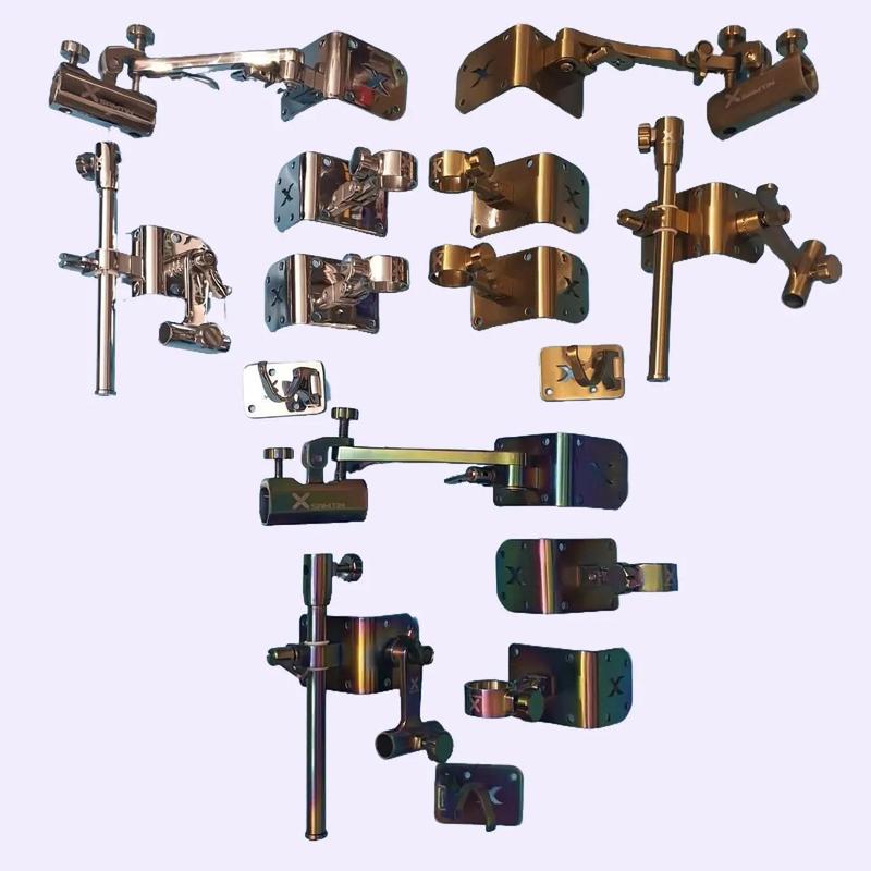 Bộ 5 pat inox mở rộng Xsamtin 2024 dùng cho thùng 29/35 hoặc các thùng có góc cạnh vuông Đi Câu Bắt Cá Fishing Câu Cá