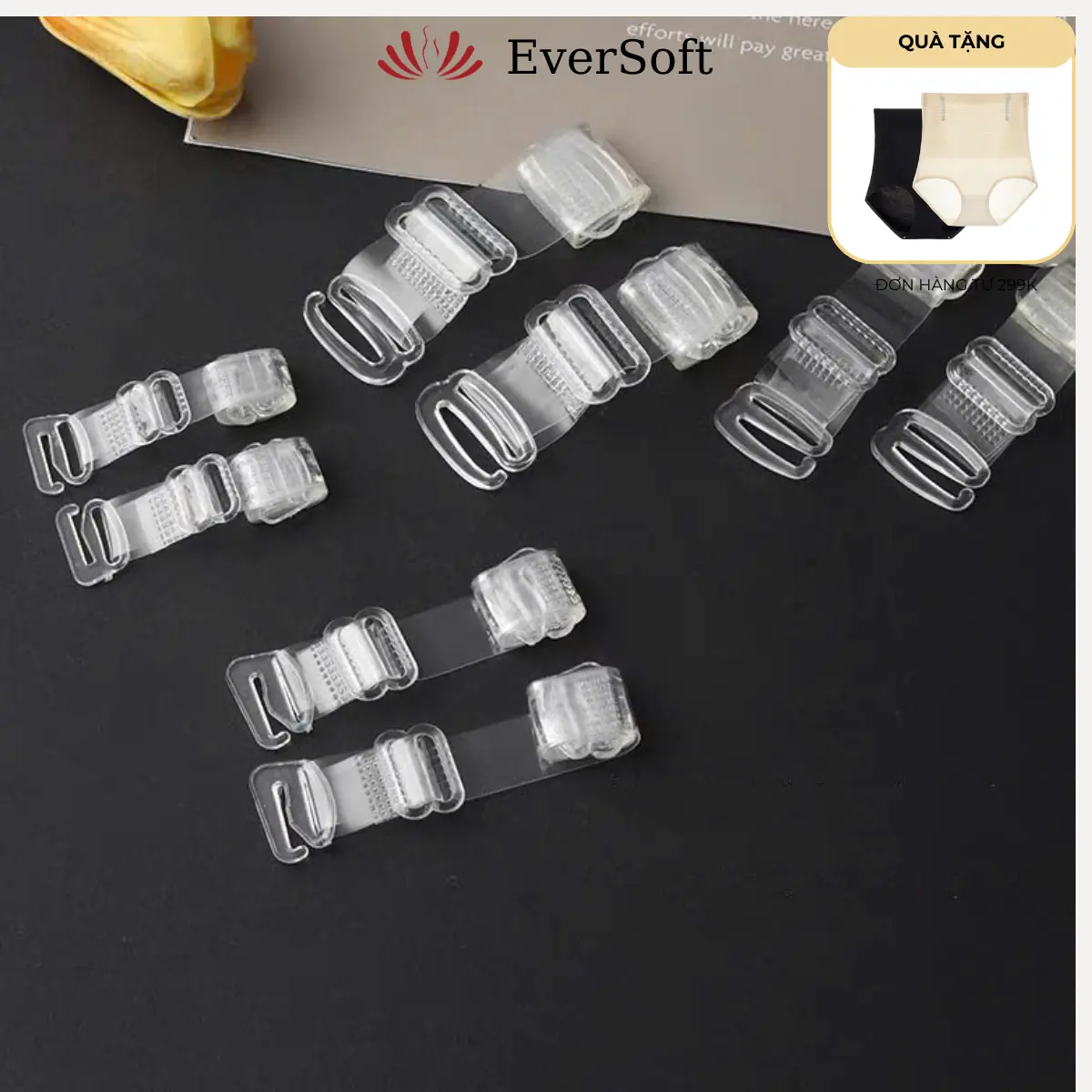 Một Cặp Dây Áo Ngực Trong Suốt Dây Áo Lót Trong Suốt EverSoft 101