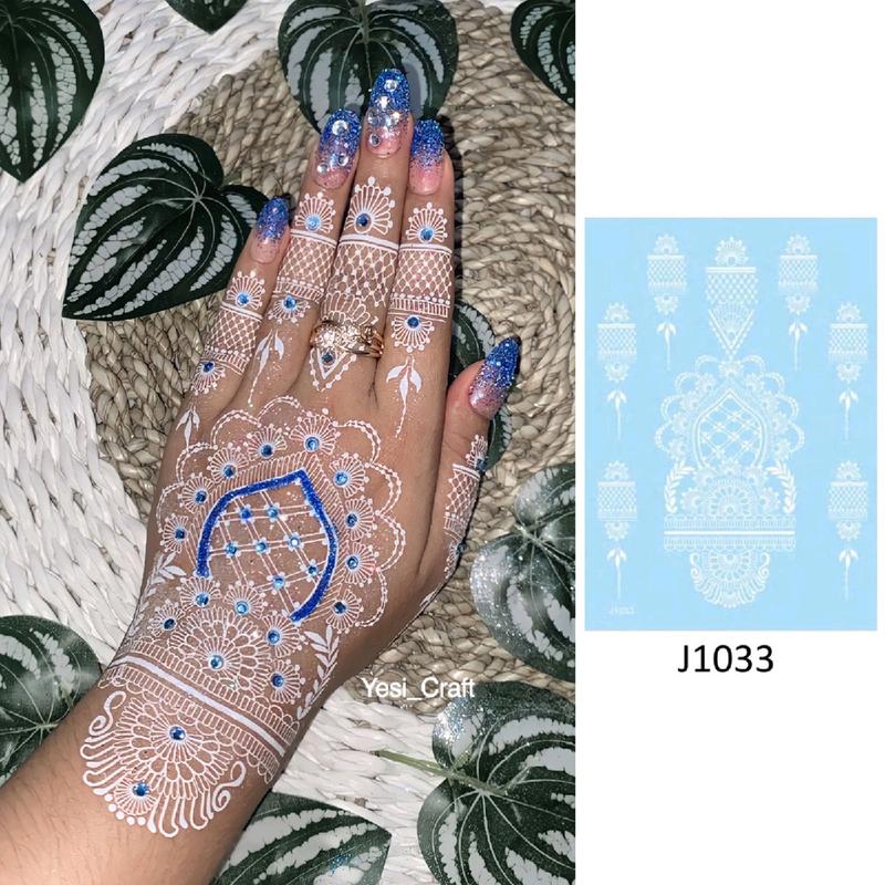 HENNA INSTAN WHITE (1pcs bisa kanan kiri) 2
