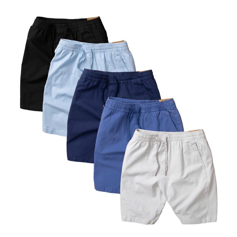 Quần Short Đũi Nam Cạp Chun Thoáng Mát, Chất Dày Dặn, Co Dãn Thoải Mái Menswear Quần Lửng Có Túi quannam