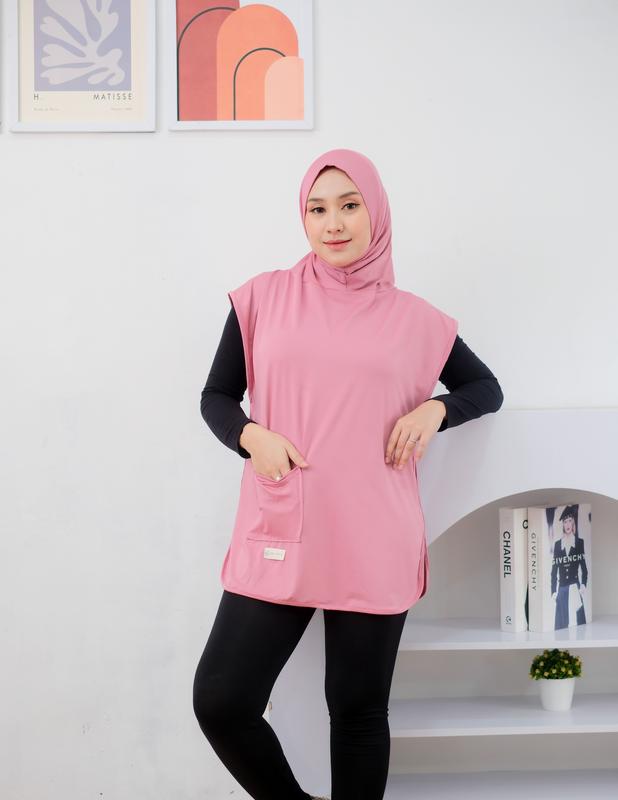 Adhisti - Rompi Hijab Olahraga Wanita Instan - Vest Hijab Sporty Olahraga Wanita 7