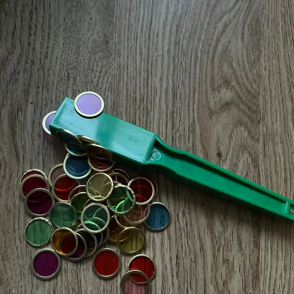 Magnetic wand and magnetic counters for fine motor and  Educational science