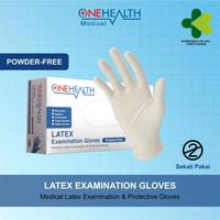 Gambar Onehealth Sarung Tangan Latex Powder Free AKD Handscoon Size S M L Sarung Tangan Non-Steril - S dari Onehealth Indonesia Kab. Tangerang 4 Tokopedia