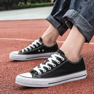All Star Convers Sneakers Hitam Casual Size 36-43 Karet Premium Kekampus Sekolah Kerja Outdoor Kasual Pria Wanita