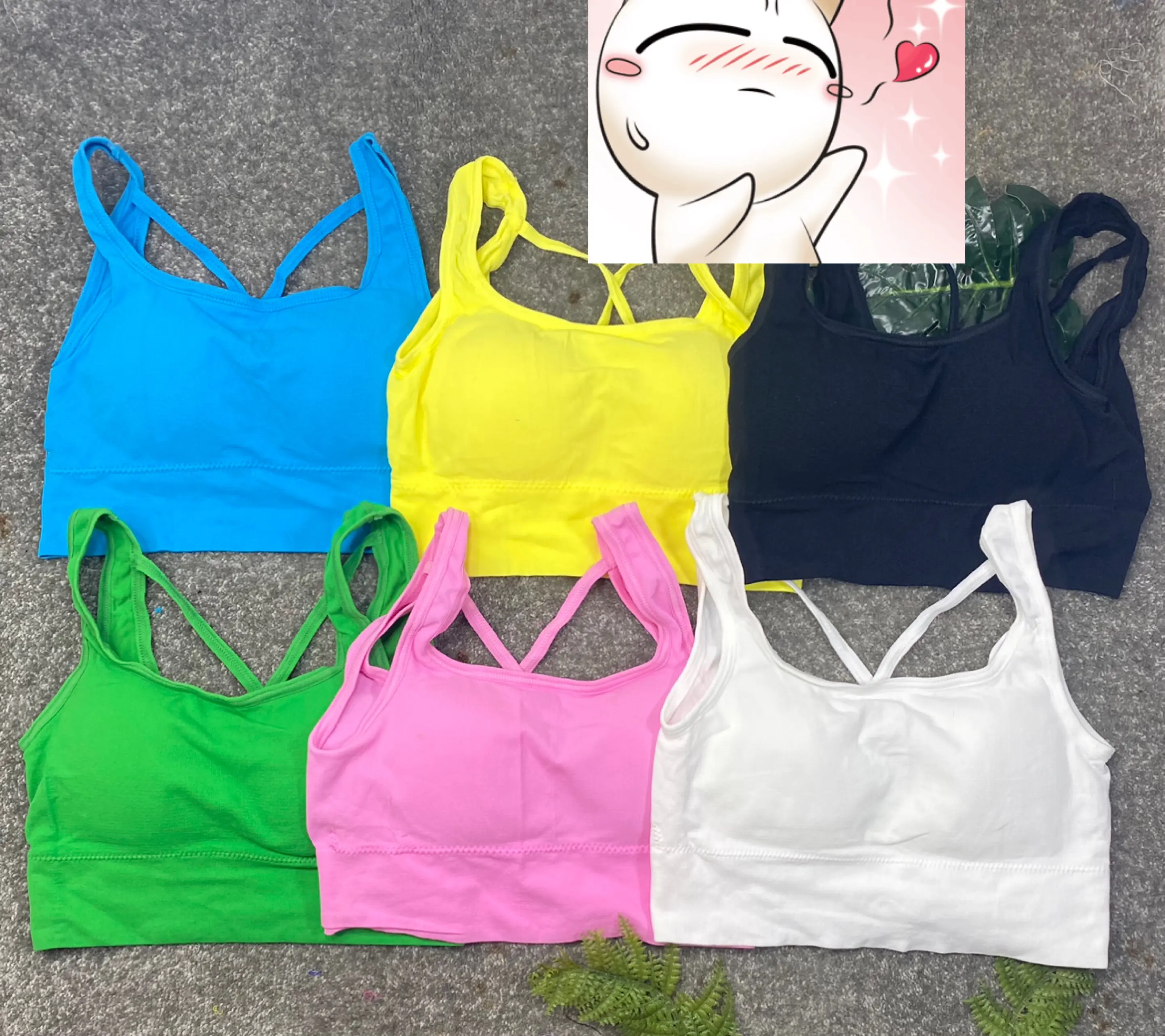 ÁO BRA DỆT MỀM MẠI THẤM HÚT TẬP GYM