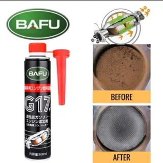 BAFU G17 300ML PETROL EXHAUST CATALYTIC CONVERTER CLEANER INJECTOR CLEANER Fuel