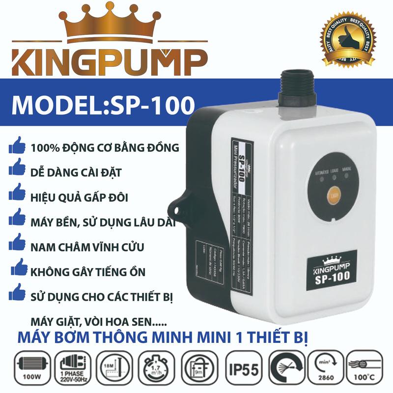 Máy bơm từ tăng áp mini dùng cho một thiết bị RYMARU 100w, KINGPUMP SP-100 1