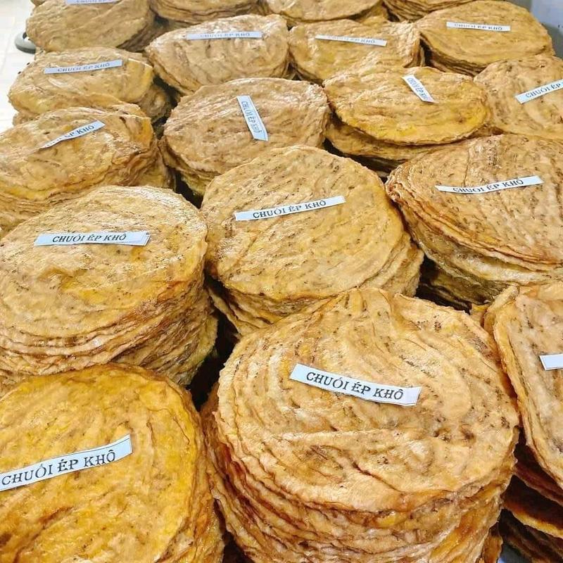 chuối khô ép dẻo giá sỉ 3kg Ăn Vặt Thức Ăn Food