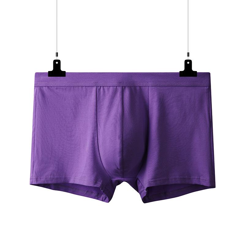 Men's cotton underwear comfortable men's boxer shorts multi-color 3