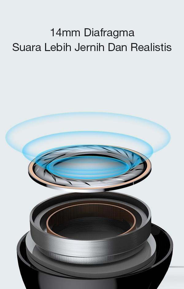 ROBOT Headset RE10 Wired Headset Wired Earphone Bass Original - Garansi Resmi 1 Tahun (RE10) [ BISA COD ] Headphone