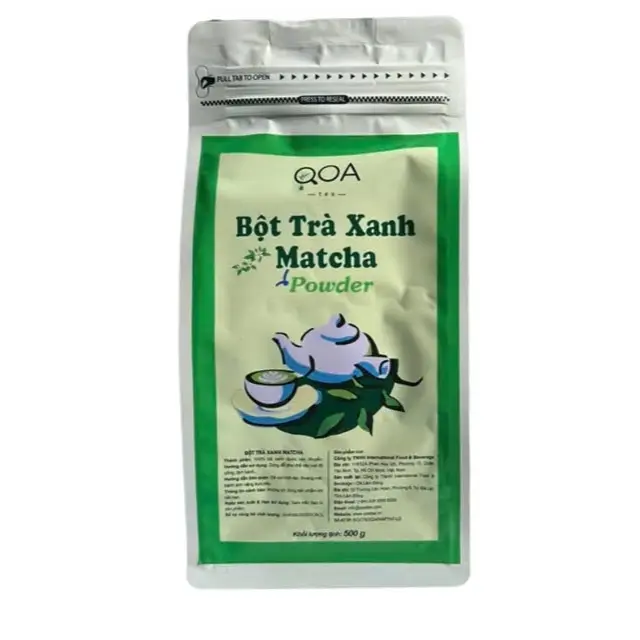 Bột Matcha QOA Việt Nam 500g dùng pha chế.