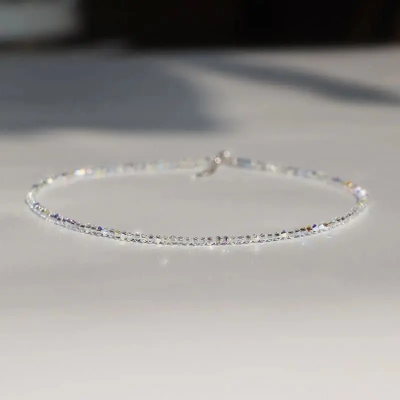 Kalung manik gelang simple crystal korean style / gelang manik 3