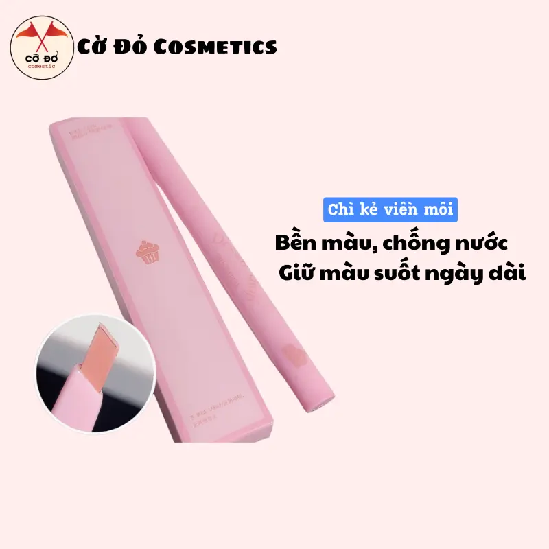 Bút Kẻ Viền Môi,  Xoay Tự Động, Không Thấm Nước, Lâu Trôi, Phác Thảo Không Đánh Dấu, Bút Son Môi Hình Môi