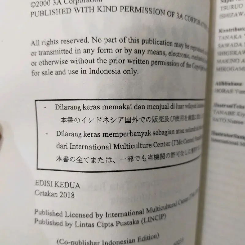 Minna No Nihongo 1 Tata Bahasa Indonesia 2