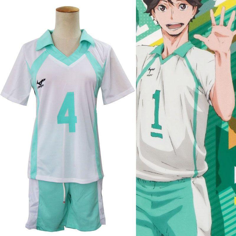 Trang Phục Đồng Phục Johsai Haikyuu Oikawa Aoba Tooru, Trang Phục Thể Thao Hóa Trang, Áo Thi Đấu Số 1 Nam Menswear 0