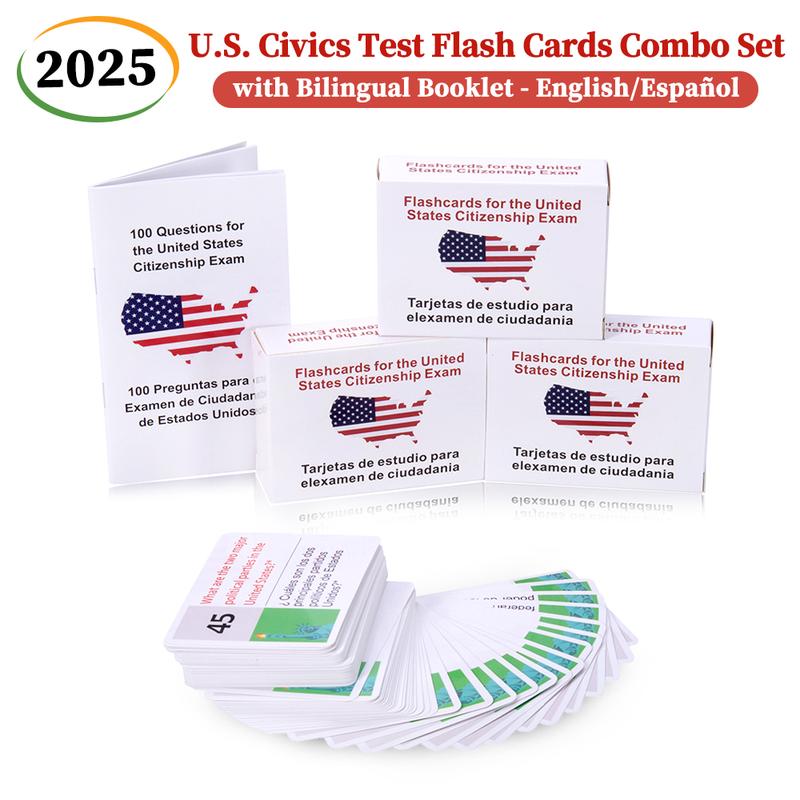 2025 New Release U S Civics Test Flash Cards Combo Set Wit TikTok Shop 2025 new release u s civics test flash cards combo set wit tiktok shop