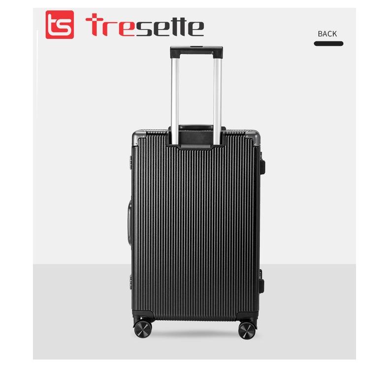 Product Introduction of [SIZE 20+24+26INCH] Vali cao cấp Tresette TSL-2029 Có Ngăn Đựng Latop Vân Dọc Sang Trọng Cổng Sạc USB 30